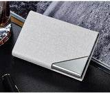 Itapkris Business ID Credit Card Holder For Women Men Fashion Brand Metal Aluminum Card Case PU Leather Porte Carte - V.I.P Digital Presence