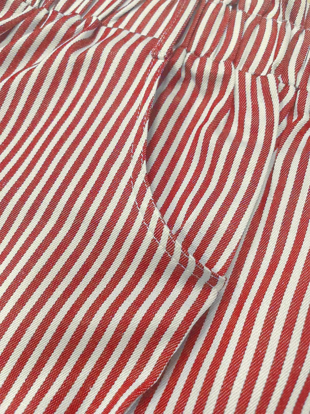 High Waist Striped Shorts - V.I.P Digital Presence