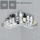 Bathroom Storage Rack Toilet Washroom Wall-Mounted Hole-Free Multi-Functional Iron Mesh Long Strip Organizer - V.I.P Digital Presence