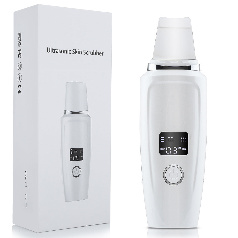 Hailicare Facial Ultrasonic Iontophoresis Export Skin Scraper LED LCD Screen Skin Scrubber - V.I.P Digital Presence