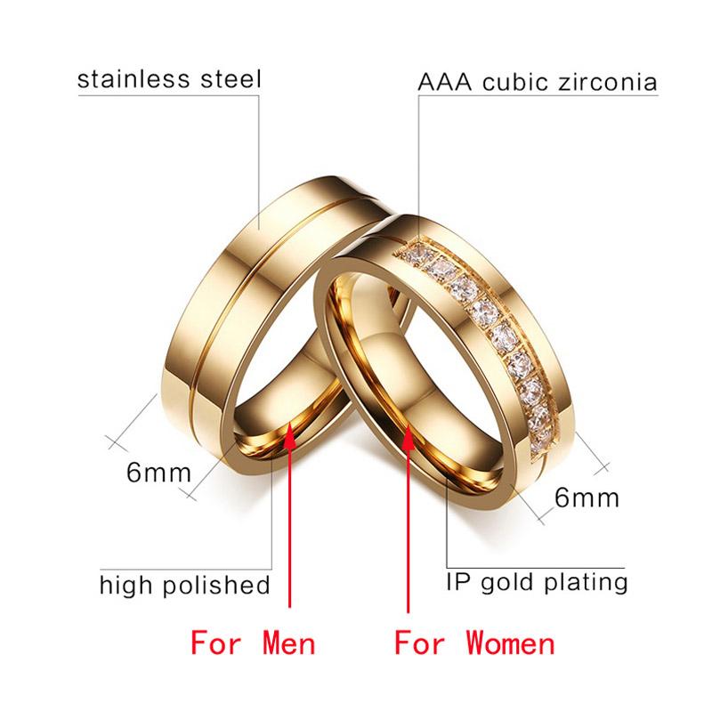 Vnox Wedding Bands Rings for Women Men Promise Jewelry - V.I.P Digital Presence