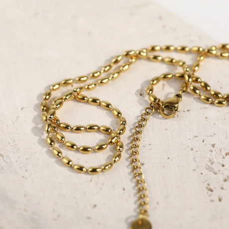 Titanium Steel Beaded Necklace - V.I.P Digital Presence