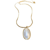 Oval Pearl Necklace for Women Jewelry French Fashion New Style Luxury Collar Chain Necklaces - V.I.P Digital Presence