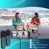 K61 wireless microphone lavalier with charging chamber video capture Tiktok live broadcast noise reduction mini microphone - V.I.P Digital Presence
