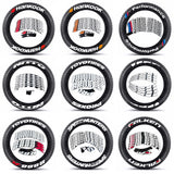 [One-piece set] Tire letter sticker one-piece set One-piece set Suitable for 4 tires No accessories included - V.I.P Digital Presence