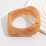 Vintage Irregular Dyeing Bracelet Round Wide Face Acrylic Bracelet for Women - V.I.P Digital Presence
