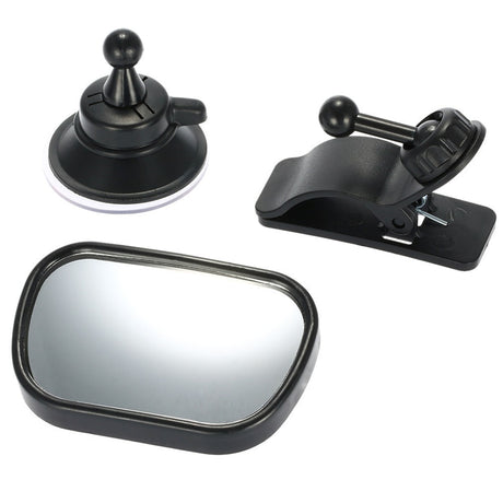 2 in 1 Mini Safety Car Back Seat Baby View Mirror Adjustable Baby Rear Convex Mirror Car Baby Kids Monitor - V.I.P Digital Presence