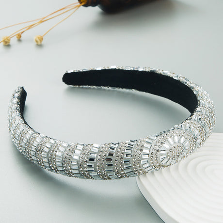 Hair Hoop Fashion Shiny Crystal Baroque Head Hoop French Hair Hoop Small Fragrance Hair Band Hair Accessories - V.I.P Digital Presence