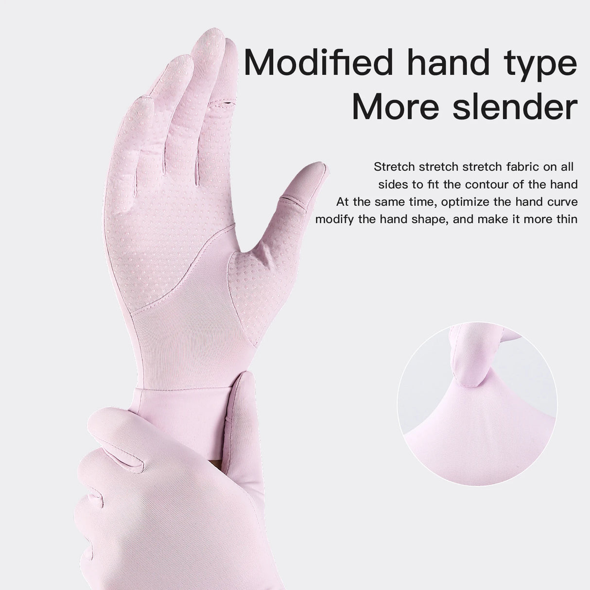 Cycling UV resistant thin breathable silicone anti slip touch screen sunscreen ice silk gloves - V.I.P Digital Presence