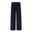 Street Trend Retro Plaid Casual Pants Men's Sportswear High Street Vibe Loose Plaid Wide Leg Straight Trousers - V.I.P Digital Presence