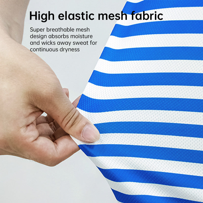 Russian Paratrooper Short-Sleeved Breton Shirt (Unisex) – Quick-Dry, Breathable, Sweat-Wicking - V.I.P Digital Presence