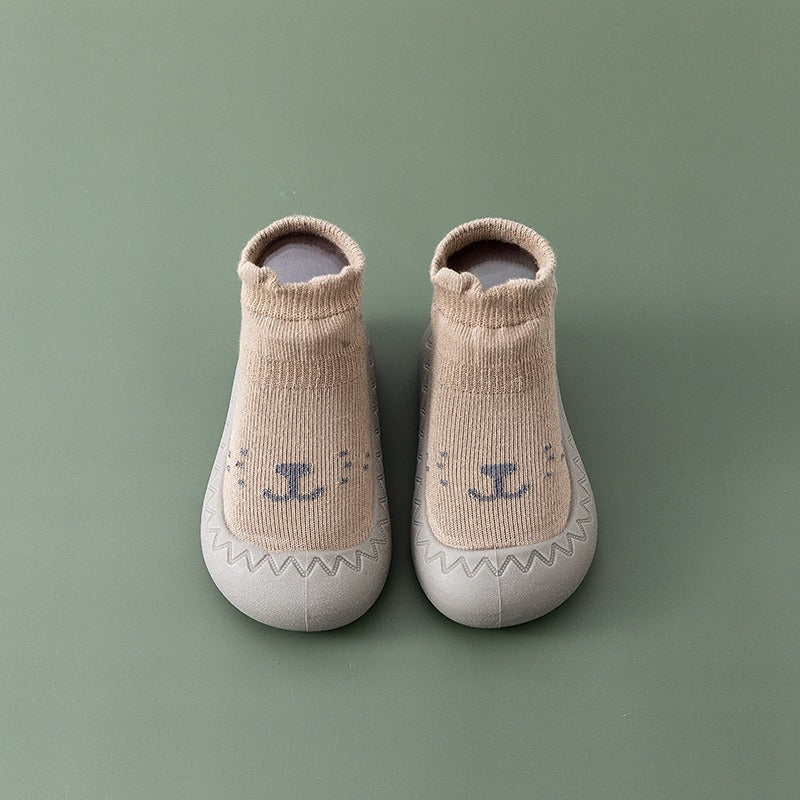 Baby Floor Shoes and Socks Autumn and Winter New Rubber Sole Lightweight Neonatal Soft Sole Walking Shoes Children's Socks - V.I.P Digital Presence