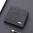 Men's wallet short wallet leather wallet multiple card slots can hold driver's license retro - V.I.P Digital Presence