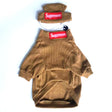 HYGGEPET Pet Clothing Fashion Brand Street Dog Clothing Fadou Teddy Schnauzer Undercoat Hat Set - V.I.P Digital Presence