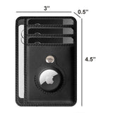 PU Leather Card Holder RFID Anti-Theft Swipe Card Bag With Tracker Bit Anti-Lost Card Holder Wallet - V.I.P Digital Presence
