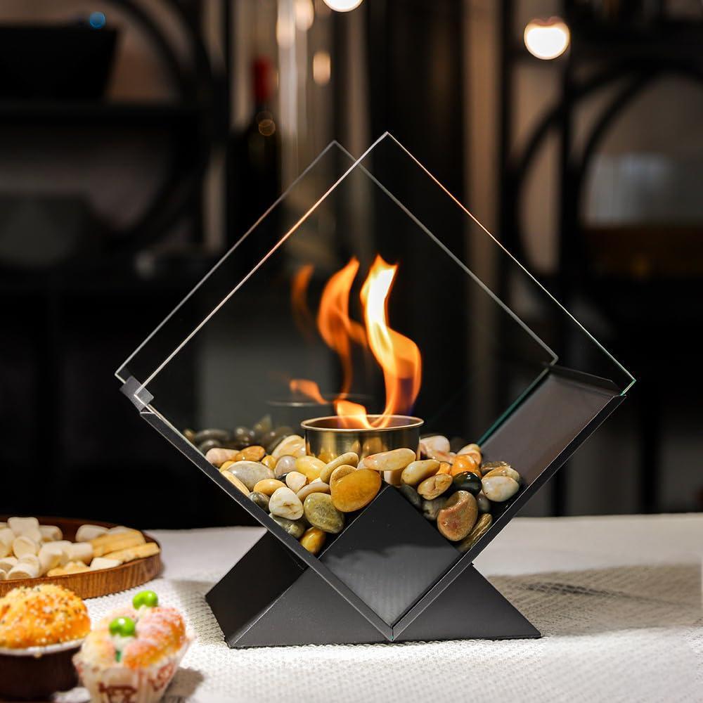 Desktop alcohol fireplace real fire fireplace portable viewing and heating fireplace diamond shaped alcohol fireplace - V.I.P Digital Presence