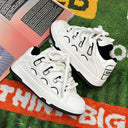 National trendy white shoes for men niche trendy thick soled sports sneakers for women - V.I.P Digital Presence