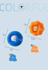 3 Decontamination Laundry Balls Clothes Anti-Winding Washing Machine Cleaning Balls Household Hair Removal Special Care Balls - V.I.P Digital Presence