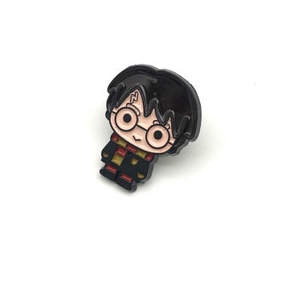 Harri Potter Wizard student Enamel Pin Brooches Cartoon Creative Metal Brooch Pins Denim Hat Badge Collar Jewelry - V.I.P Digital Presence