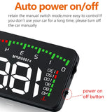 3.5 A900 HUD Head-Up Display Car-styling Hud Display Overspeed Warning Windshield Projector Alarm System Universal Auto - V.I.P Digital Presence