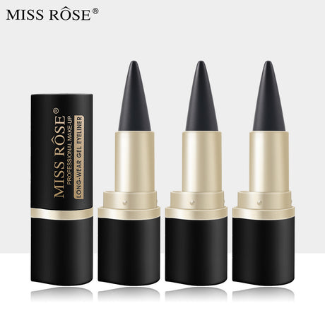 Waterproof Eyeliner Quick Drying Matt Eyeliner Single Head Black Solid Rich Eyeliner Ointment - V.I.P Digital Presence