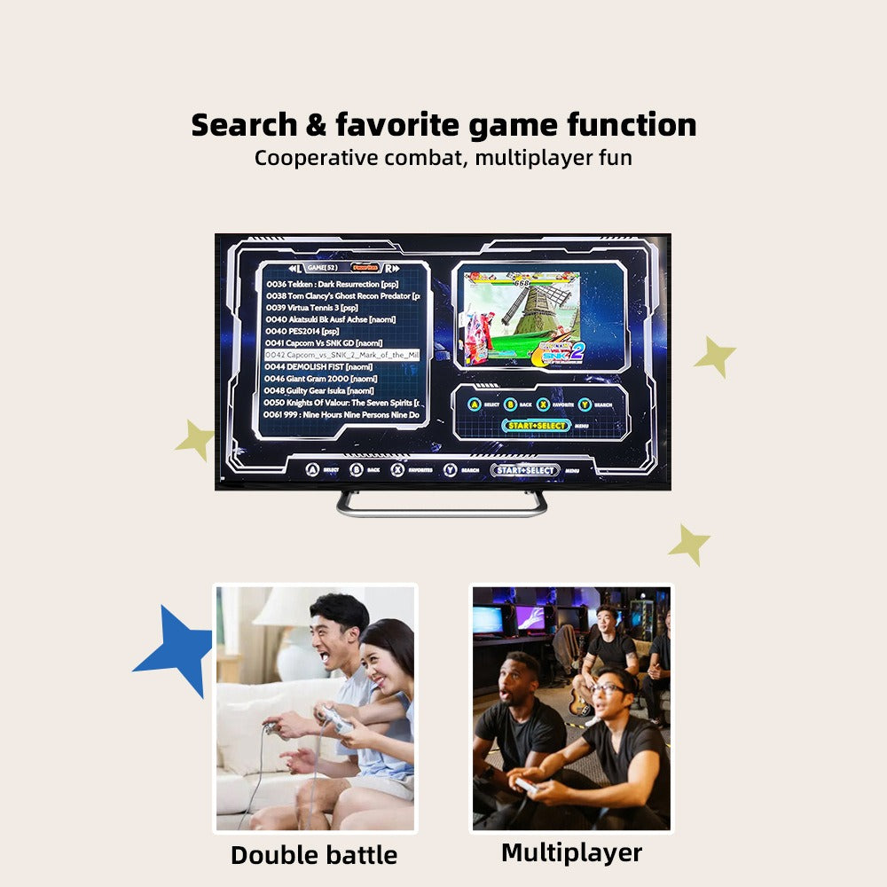 Home TV game console PSP/N64/NDS/DC/PS1 gaming Y5 lite wireless retro game console - V.I.P Digital Presence