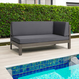 BRAVA X-BACK RIGHT CORNER BENCH, DARK GREY - V.I.P Digital Presence