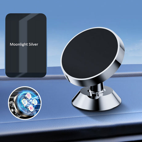 Car mounted mobile phone holder, fixed navigation, magnetic suction, automotive supplies, suction cup universal support, instrum - V.I.P Digital Presence