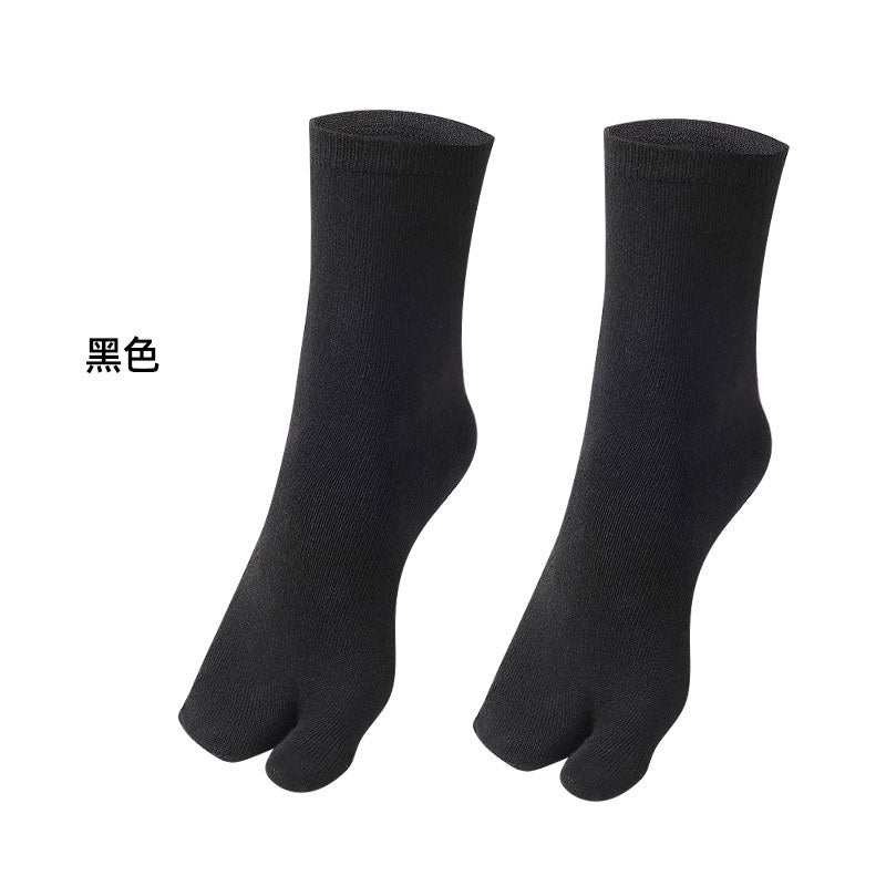Men and Women Summer Fiber Two Finger Socks Black Kimono Flip Flop Sandal Split  Toe Socks New - V.I.P Digital Presence