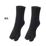 Men and Women Summer Fiber Two Finger Socks Black Kimono Flip Flop Sandal Split  Toe Socks New - V.I.P Digital Presence