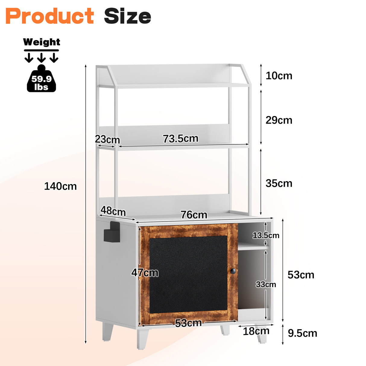 Graffiti with 2 storage racks and 1 door cat litter box shell, hidden cat litter box with rack shell furniture white - V.I.P Digital Presence
