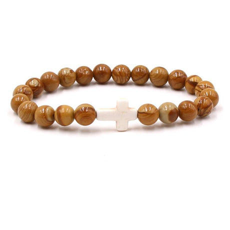 Fashion bead jewelry cross bracelet - V.I.P Digital Presence