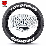 [One-piece set] Tire letter sticker one-piece set One-piece set Suitable for 4 tires No accessories included - V.I.P Digital Presence