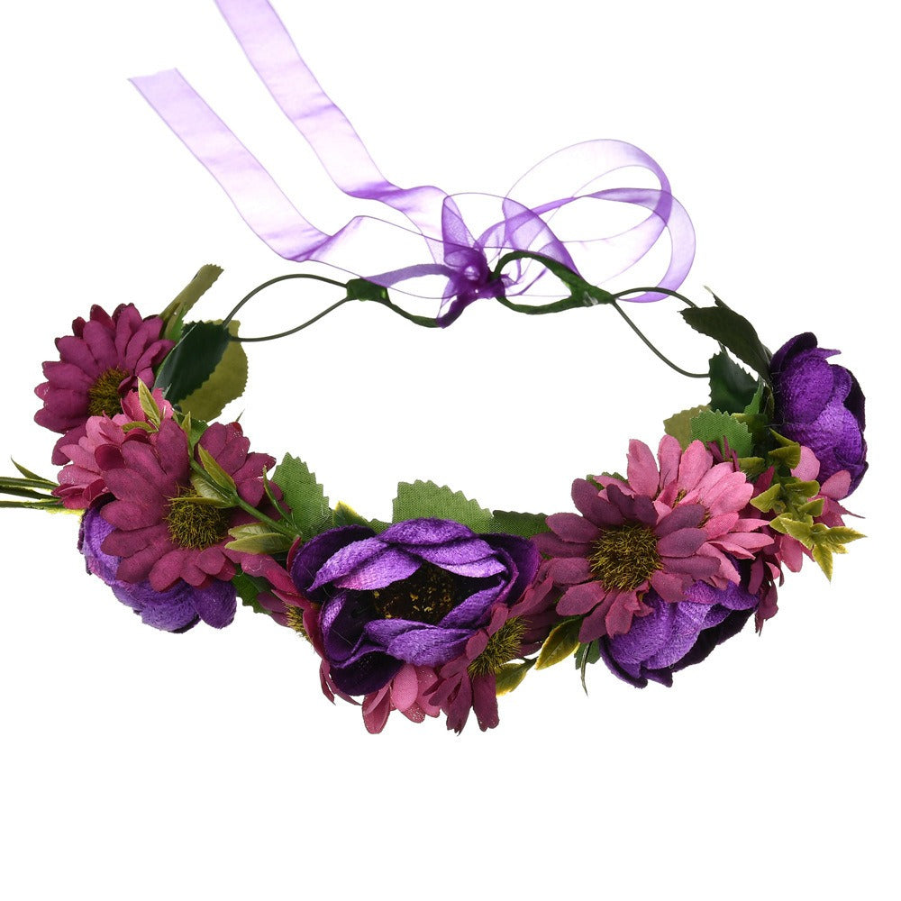 Pearl velvet flower headband headband rose flower headband photo shoot - V.I.P Digital Presence