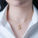 2 Carat Moissanite 925 Sterling Silver Pendant Necklace - V.I.P Digital Presence