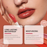 Lip Glaze, Moisturizing And Hydrating, Easy To Color, Not Easy To Stick Cup Long-Lasting Portable Lipstick Glaze - V.I.P Digital Presence