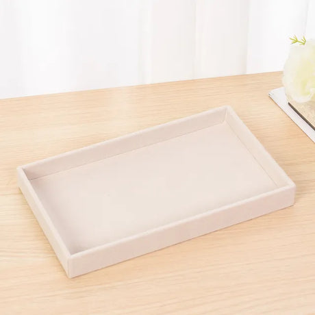 Plush jewelry storage box jewelry box rings earrings bracelets necklaces storage display shelf - V.I.P Digital Presence