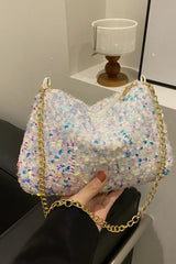 Sequin Removable Strap Shoulder Bag - V.I.P Digital Presence