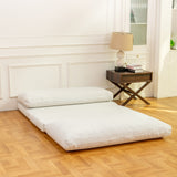 Large folding mattress sofa bean bag bed, foam filled folding mattress sofa, soft high-grade artificial fur - V.I.P Digital Presence