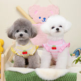 Spring/Summer Dog Clothing Little Cherry Flying Sleeves Tank Top - V.I.P Digital Presence