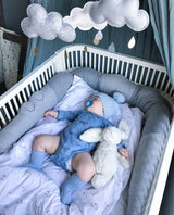 Soft Crocodile Plush Pillow - Bed Rails Crib Bumper Animal Shape Nursery Cradle Decor, Best Gift For Baby Toddler and Children - V.I.P Digital Presence