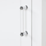 Tall bathroom storage cabinet with two drawers and adjustable shelves for independent storage - V.I.P Digital Presence