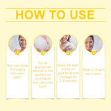 Gel de ducha reparador calmante, cuidado corporal limpiador, hidratante, antisequedad para la piel.