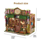 DIY wooden fairy-tale Wonderhous: mini bookends, assembleable houses, gifts, home decor - V.I.P Digital Presence