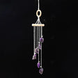 Natural crystal raw stone wind chime paper box set handmade DIY weaving home decoration car interior pendant - V.I.P Digital Presence