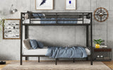 Metal Full XL over Queen Bunk Bed for Teens and Adults,Space-Saving/Noise Reduced/No Box Spring Needed - V.I.P Digital Presence