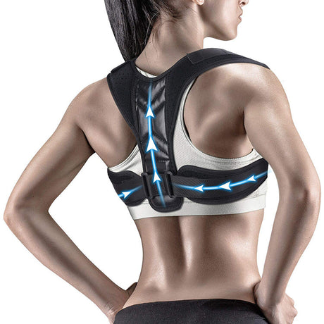 Back clavicle correction belt men's and women's anti-hunchback posture correction belt sitting posture corrector - V.I.P Digital Presence