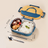 Stylish, simple, portable, large capacity 304 stainless steel two-compartment lunch box with bowl lunch box - V.I.P Digital Presence
