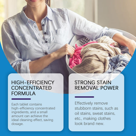 Laundry Tablets For Laundry Cleaning And Stain Removal Convenient Home Care Fabric Long-Lasting Fragrance Laundry Tablets - V.I.P Digital Presence