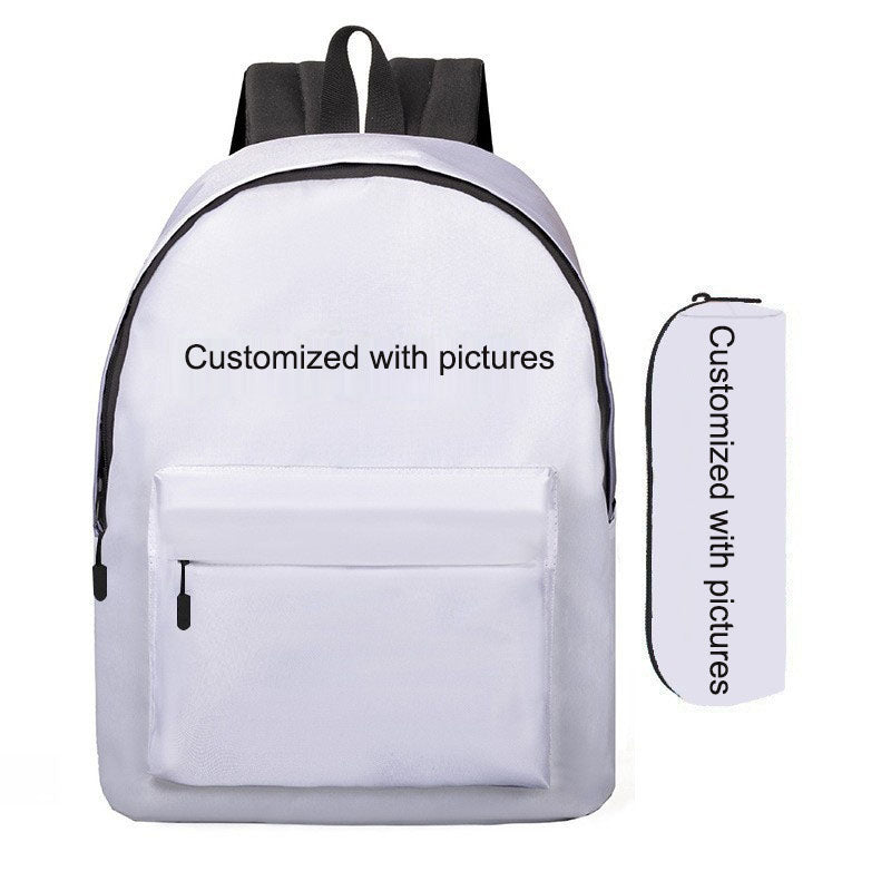 Airplane bag, printed backpack, elementary school backpack, children's cartoon backpack, customizable pencil case set upon reque - V.I.P Digital Presence